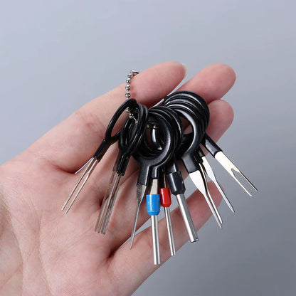 Ultimate 11/18-Piece Stainless Steel Car Wire Terminal Removal Tool Kit for Effortless Automotive Electrical Repairs