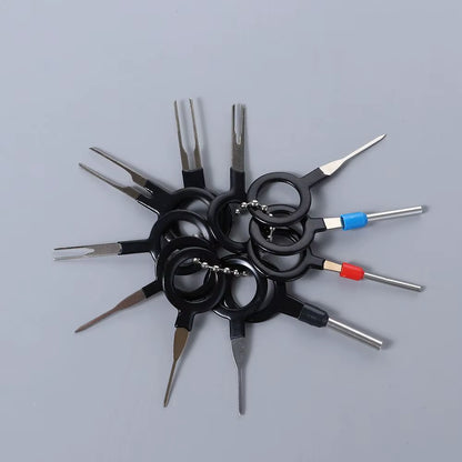 Ultimate 11/18-Piece Stainless Steel Car Wire Terminal Removal Tool Kit for Effortless Automotive Electrical Repairs