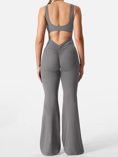 Elevate Your Summer Style with the 2025 Women's Slim Fit Backless Bodysuit – Perfect for Yoga and Sports!
