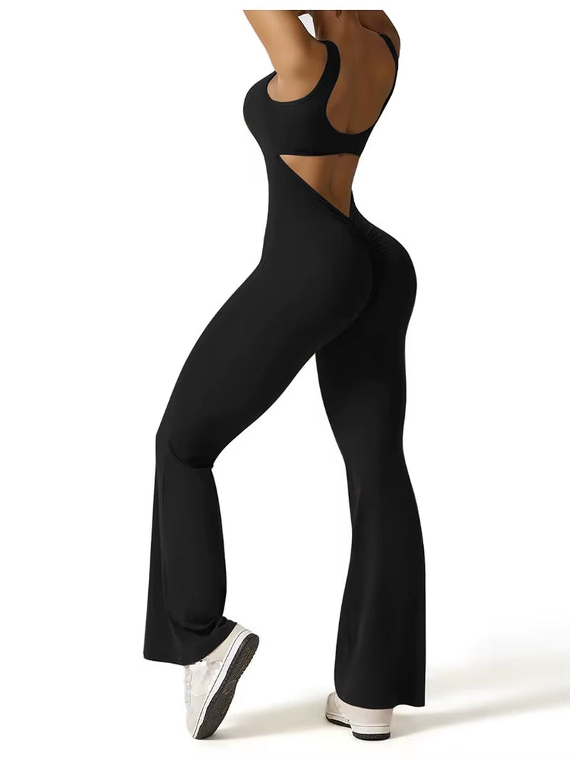 Elevate Your Summer Style with the 2025 Women's Slim Fit Backless Bodysuit – Perfect for Yoga and Sports!