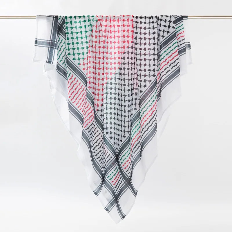 Elevate Your Style with the Arab Men's Square Keffiyeh Shemagh Scarves - The Ultimate Traditional Islamic Headwear for a Chic Middle Eastern Look