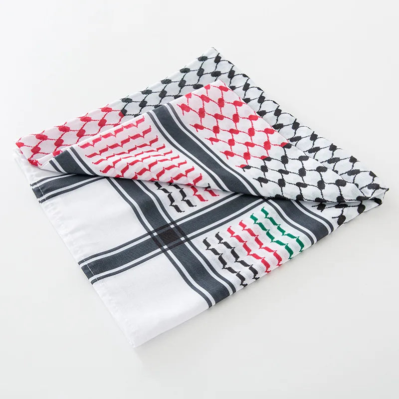 Elevate Your Style with the Arab Men's Square Keffiyeh Shemagh Scarves - The Ultimate Traditional Islamic Headwear for a Chic Middle Eastern Look