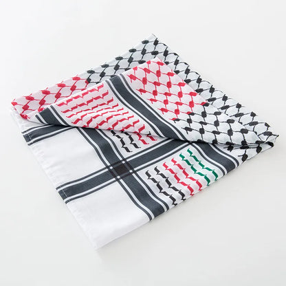 Elevate Your Style with the Arab Men's Square Keffiyeh Shemagh Scarves - The Ultimate Traditional Islamic Headwear for a Chic Middle Eastern Look